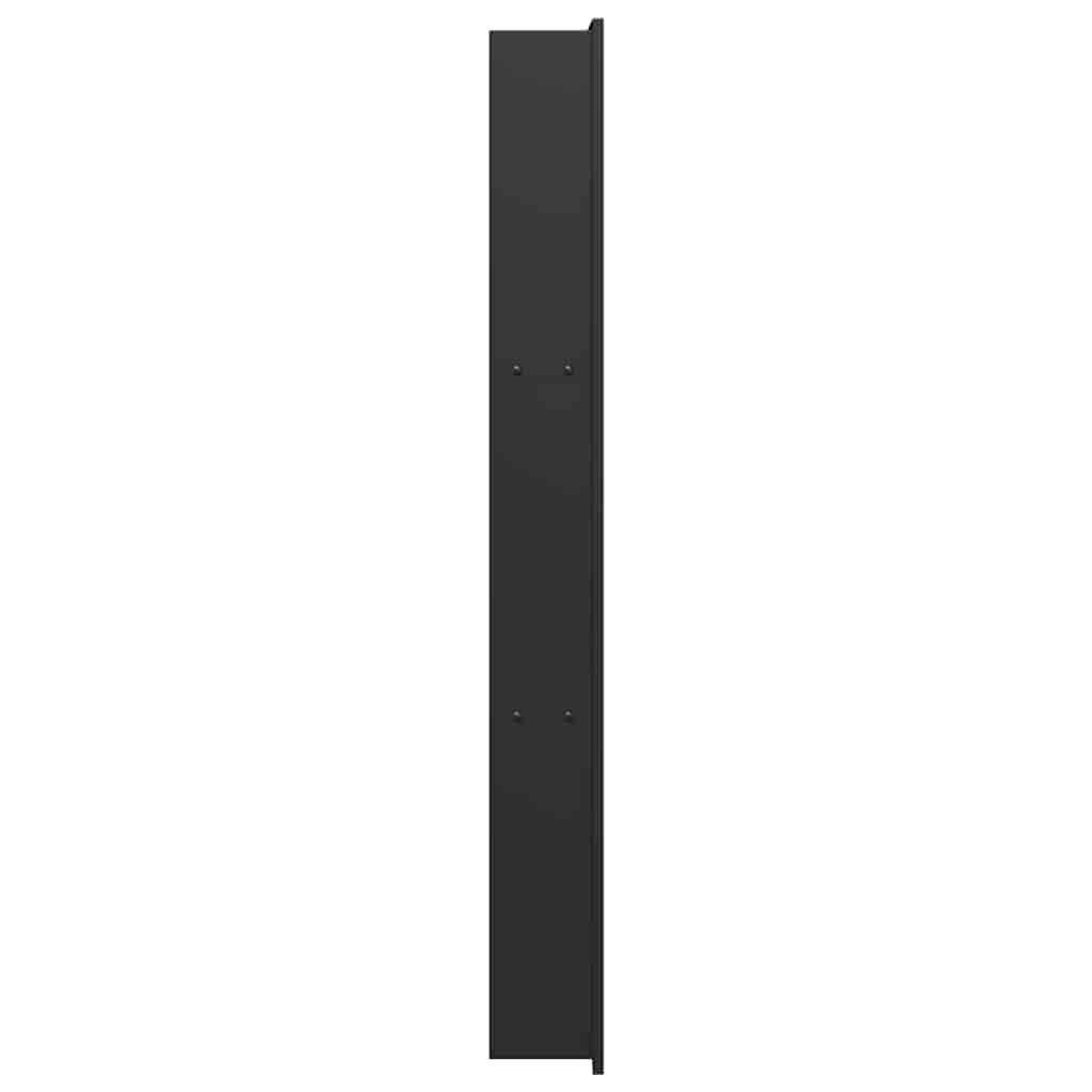 Duschnische Schwarz 92 x 32 x 10 cm Edelstahl