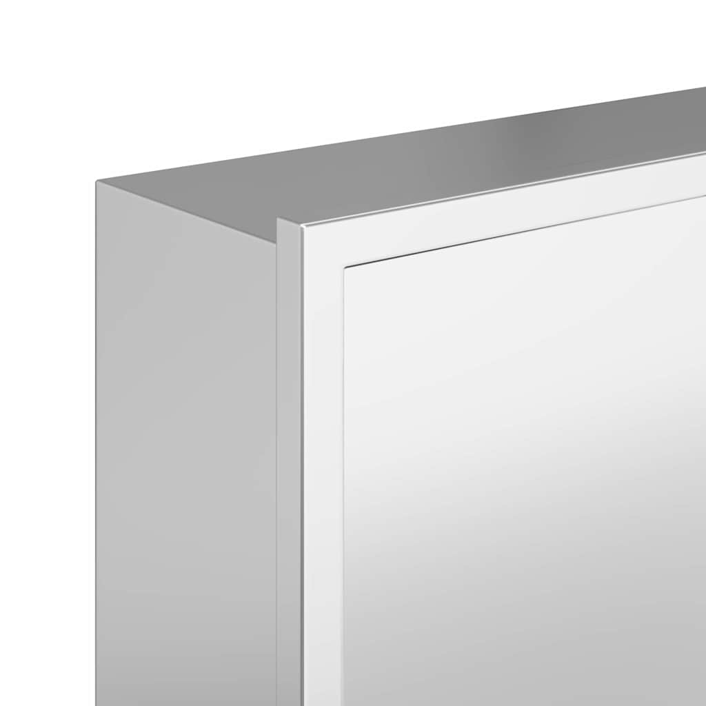Duschnische Silber 90 x 30 x 9,5 cm Edelstahl
