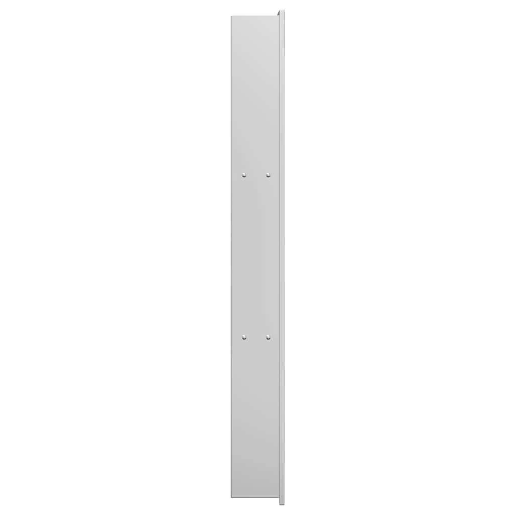 Duschnische Silber 90 x 30 x 9,5 cm Edelstahl