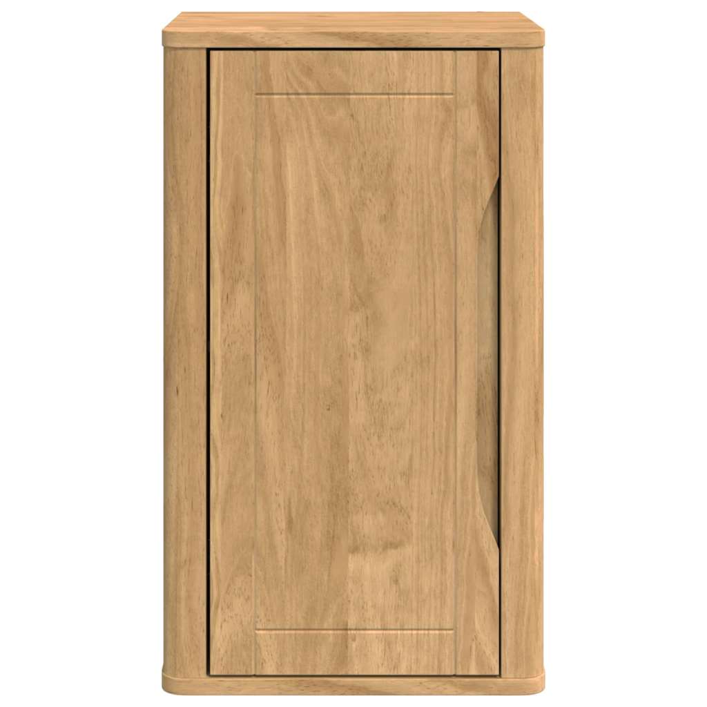 Badezimmer-Wandschrank mit Tür FLORO Wachsbraun 35 x 30 x 60 cm