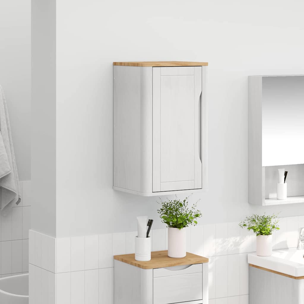 Badezimmer-Wandschrank mit Regal FLORO Weiß 35 x 30 x 60 cm