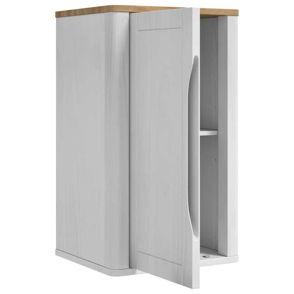 Badezimmer-Wandschrank mit Regal FLORO Weiß 35 x 30 x 60 cm