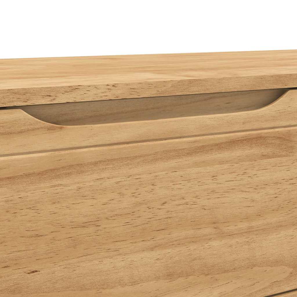 Flurbank FLORO Wachsbraun 115 x 40 x 45 cm Massivholz Kiefer