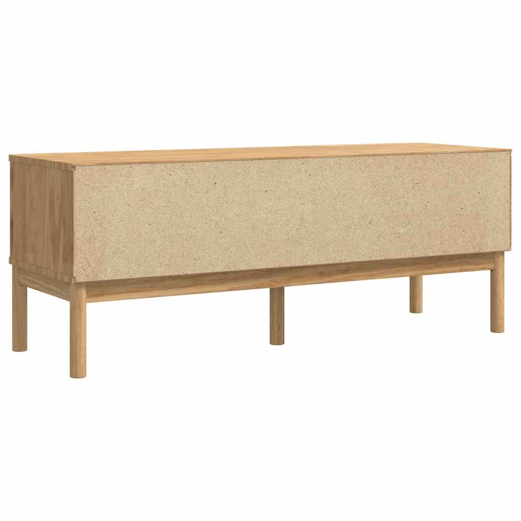 Flurbank FLORO Wachsbraun 115 x 40 x 45 cm Massivholz Kiefer