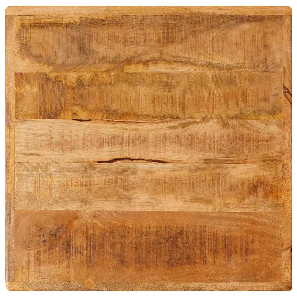 Bistrotisch 50 x 50 x 76 cm Massivholz Mango Braun Quadratisch