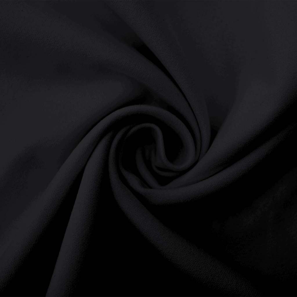 Sporthandtücher 2 stk. Schwarz 200 x 100 cm