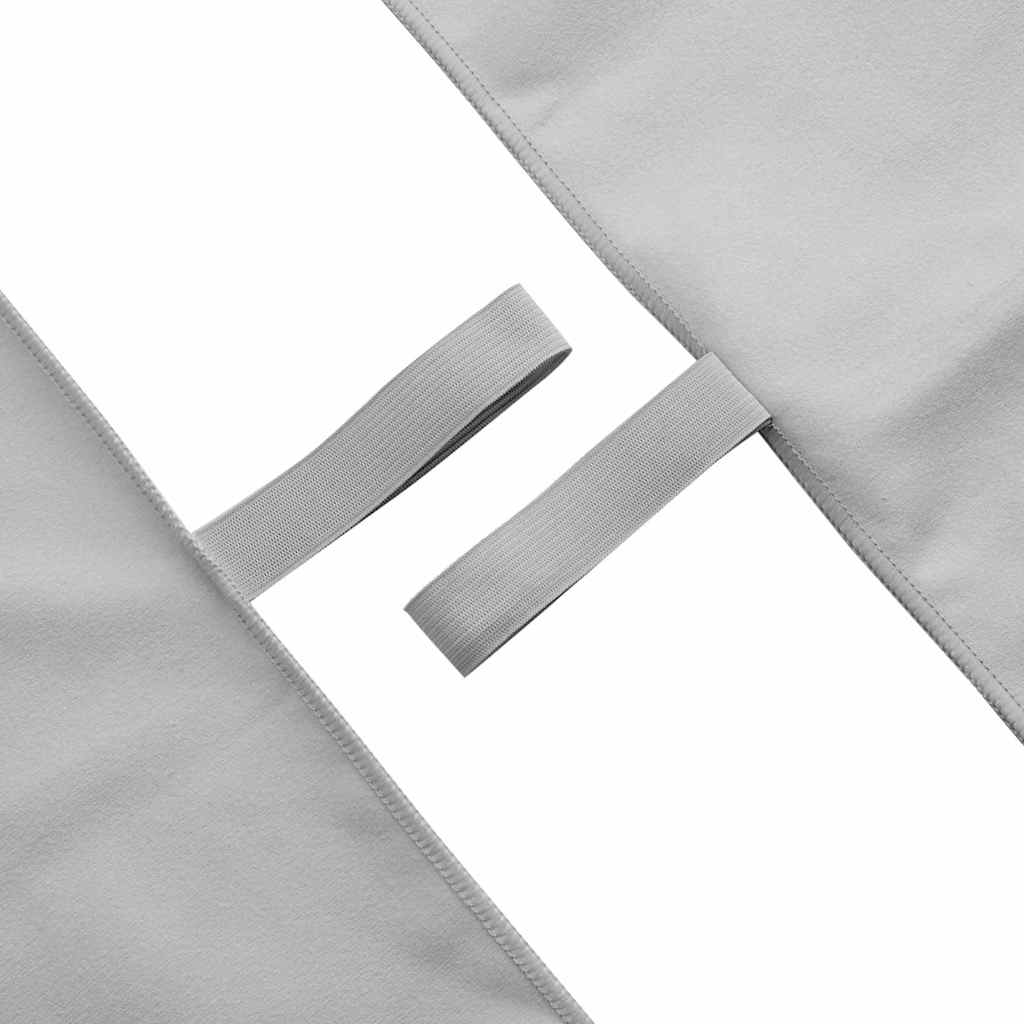 Sporthandtücher 2 stk. Grau 180 x 90 cm