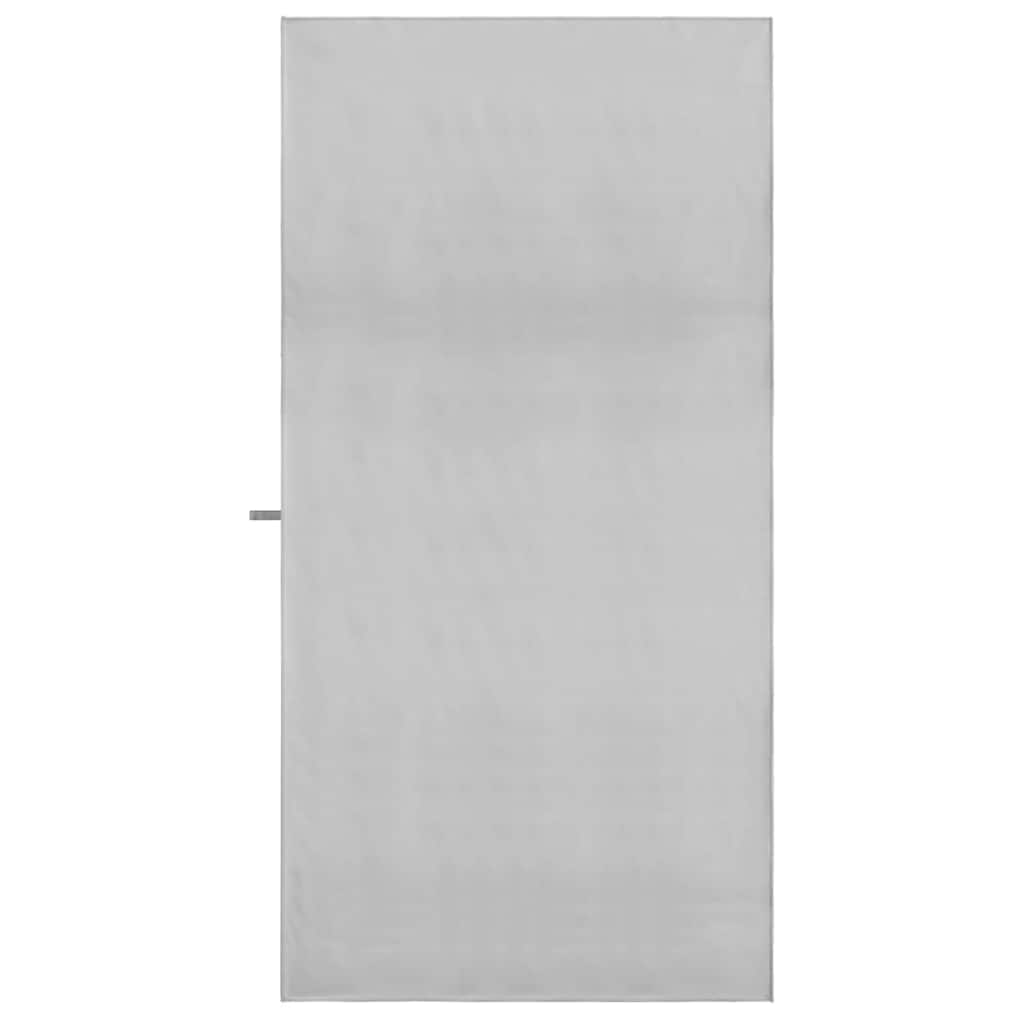 Sporthandtücher 2 stk. Grau 180 x 90 cm