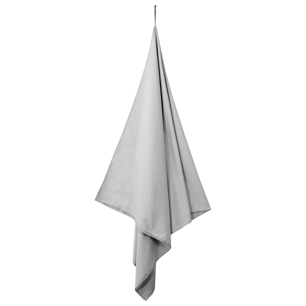 Sporthandtücher 2 stk. Grau 200 x 100 cm