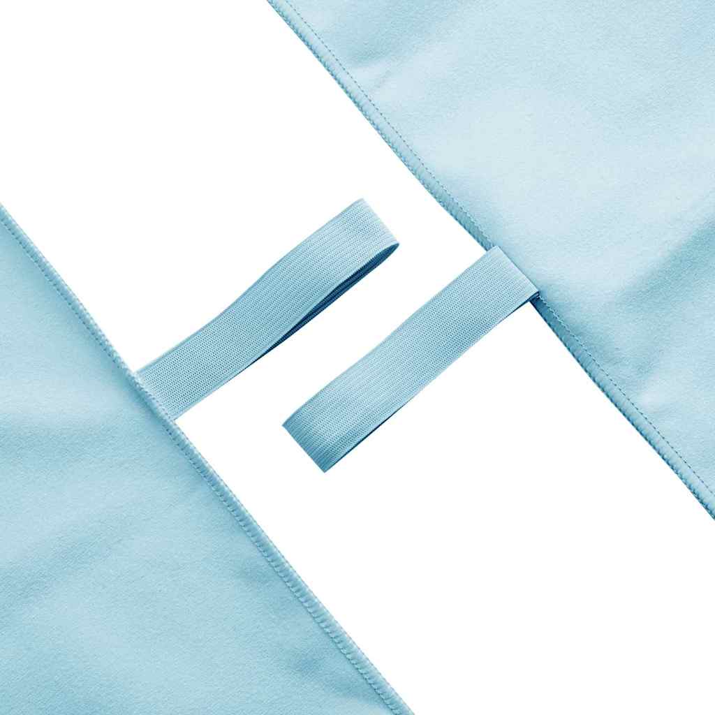 Sporthandtücher 2 stk. Blau 140 x 70 cm