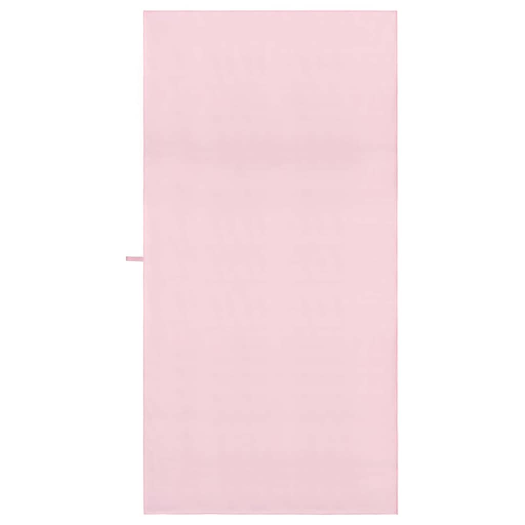 Sporthandtücher 2 stk. Rosa 200 x 100 cm Polyester und Polyamid
