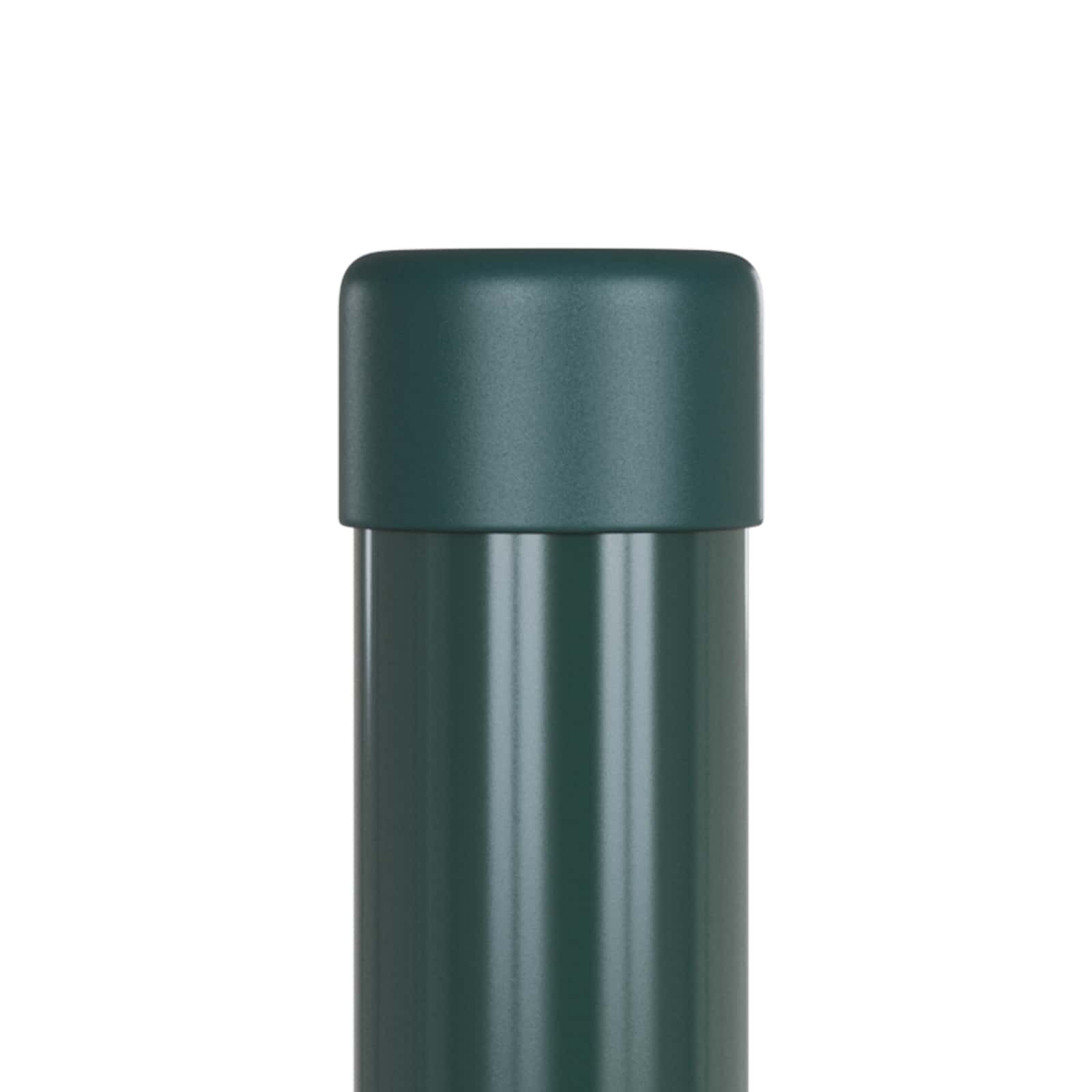 Zaunpfosten 2 Stk. Grün 110 cm Pulverbeschichteter Stahl