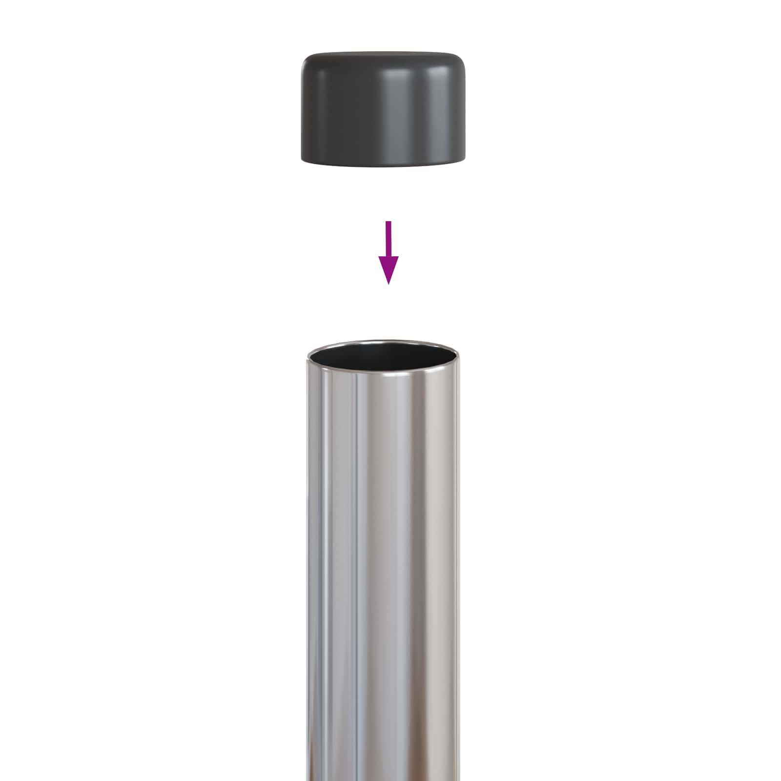 Zaunpfosten 12 Stk. Silber 120 cm Pulverbeschichteter Stahl