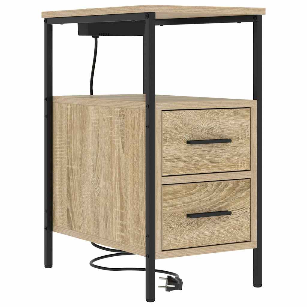 Nachttisch Sonoma-Eiche 30 x 48 x 61 cm Holzwerkstoff