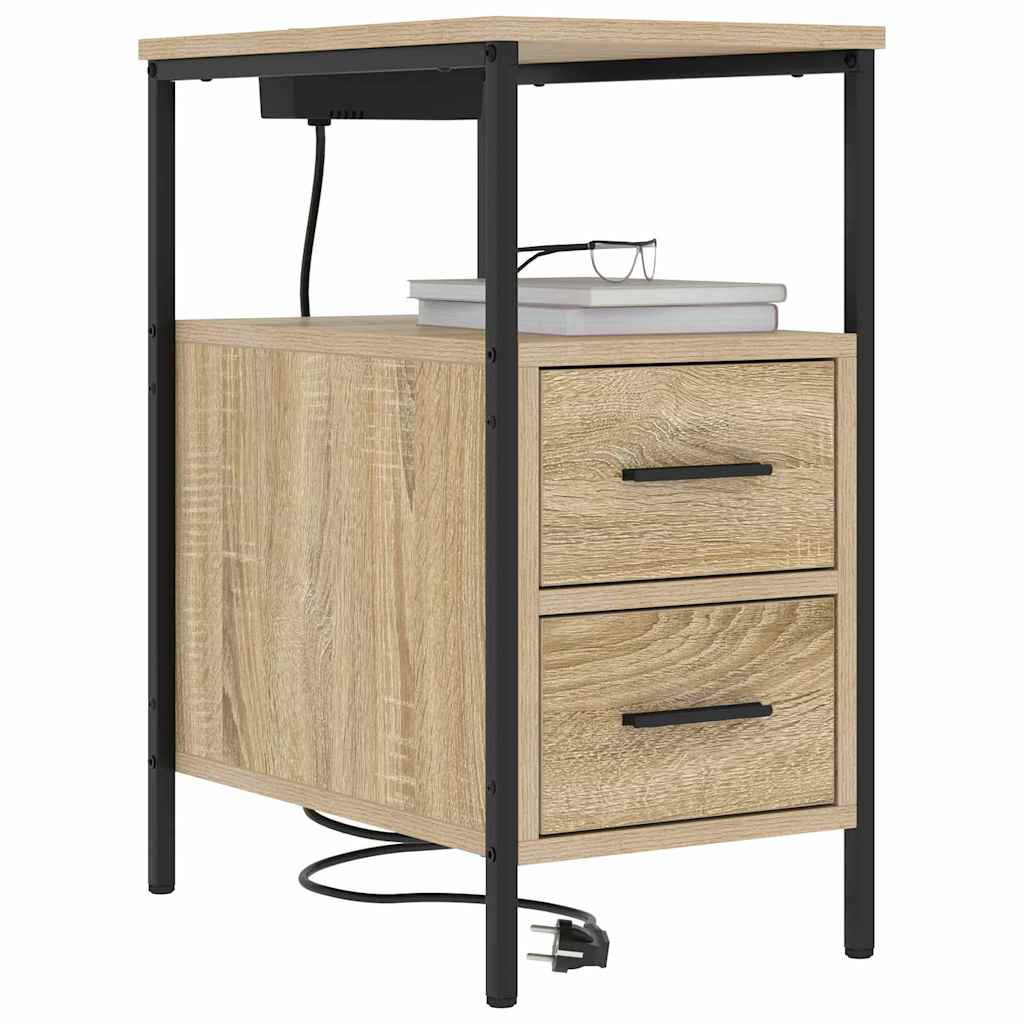 Nachttisch Sonoma-Eiche 30 x 48 x 61 cm Holzwerkstoff