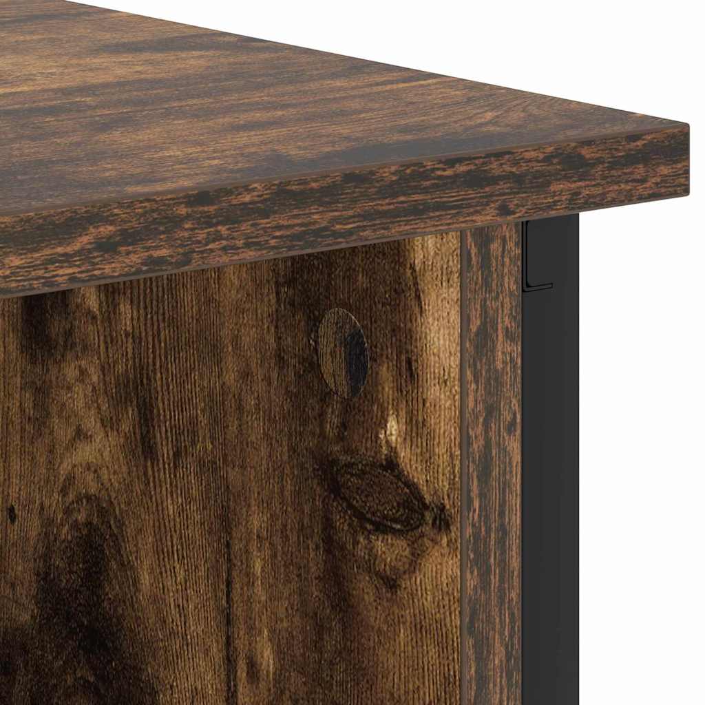 Nachttisch Räuchereiche 55 x 31 x 76 cm Holzwerkstoff