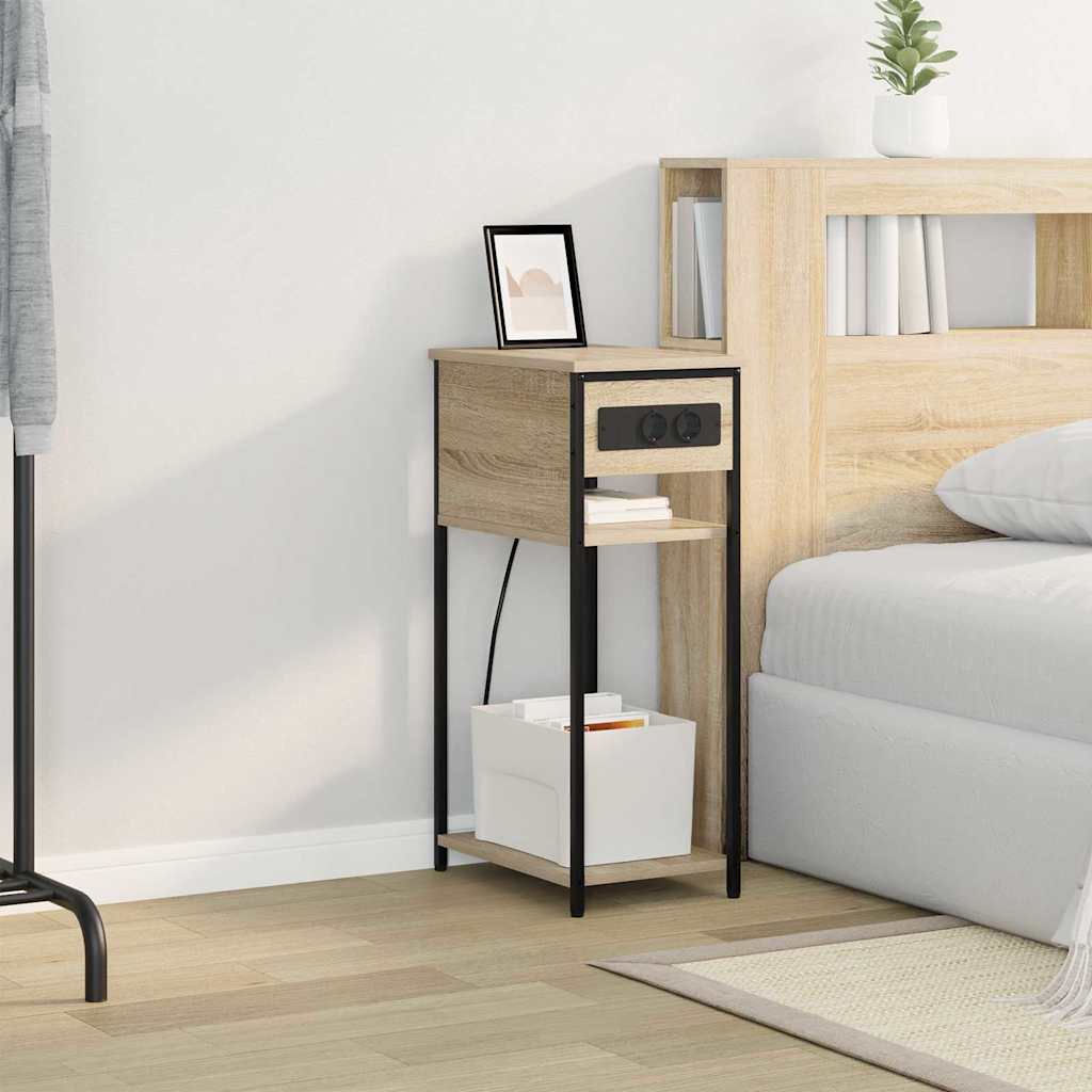 Nachttisch Sonoma Eiche 41 x 28 x 76 cm Holzwerkstoff