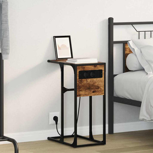 Nachttisch Räuchereiche Holzwerkstoff