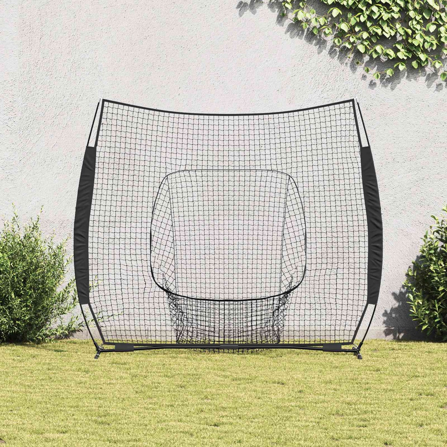 Baseball-Übungsnetz Schwarz 250 x 106 x 209 cm Polyester