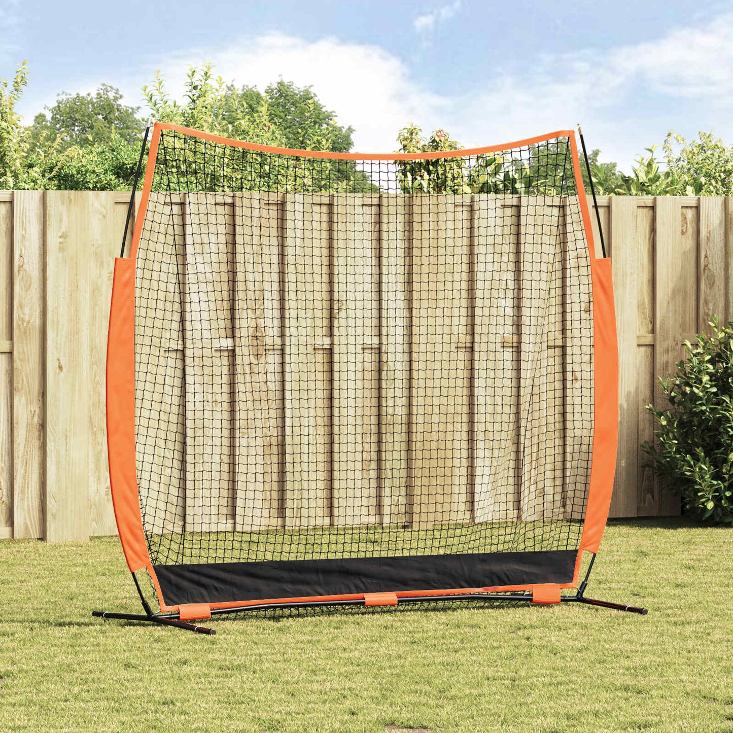 Baseball-Übungsnetz Schwarz 250 x 106,5 x 210 cm Polyester