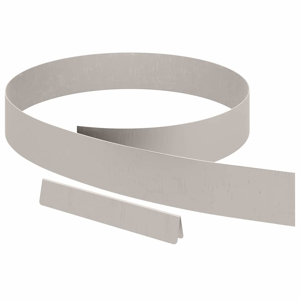 Raseneinfassung 4 stk. 450 x 10 cm Wetterfeststahl Rostig