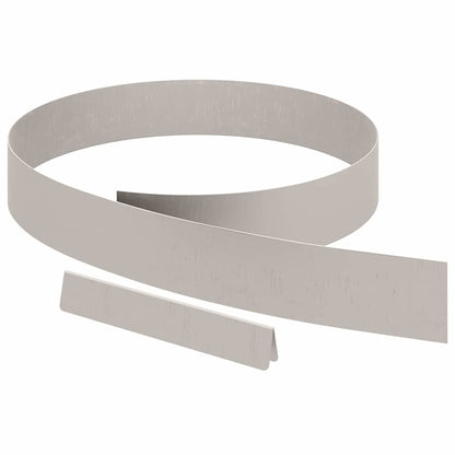 Raseneinfassung 4 stk. 450 x 10 cm Wetterfeststahl Rostig