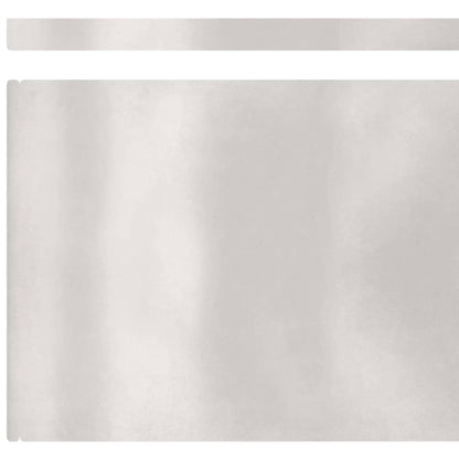 Raseneinfassung 450 x 25 cm Edelstahl Silber