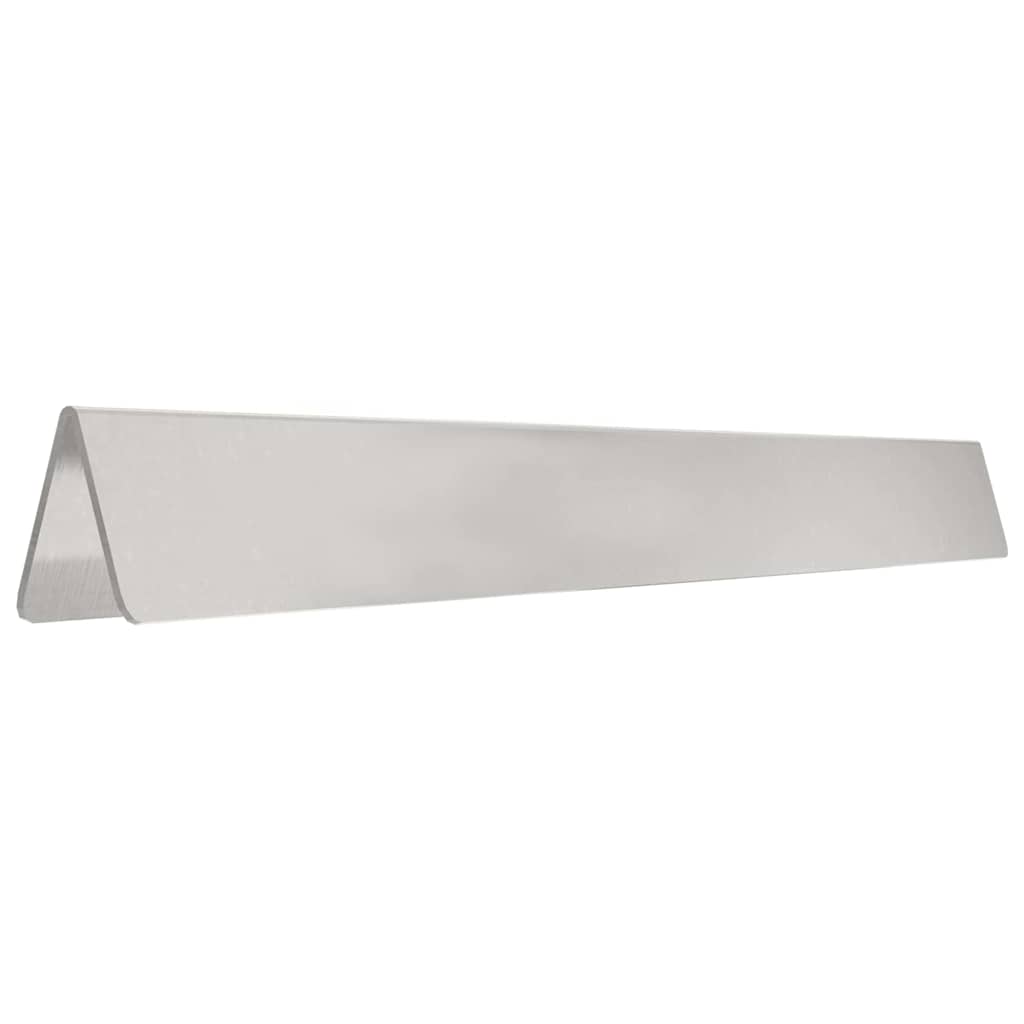 Raseneinfassung 450 x 25 cm Edelstahl Silber