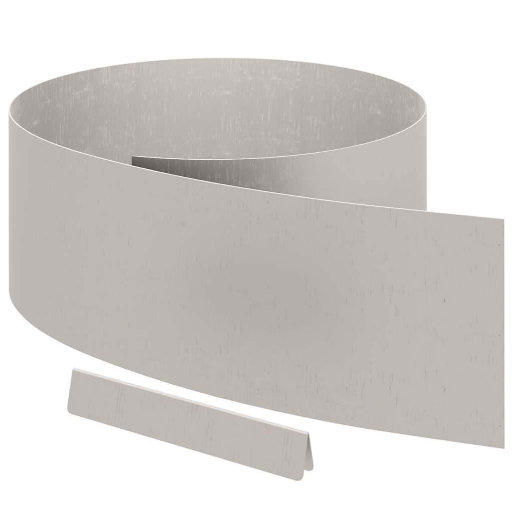 Raseneinfassung 4 stk. 450 x 25 cm Wetterfeststahl Rostig