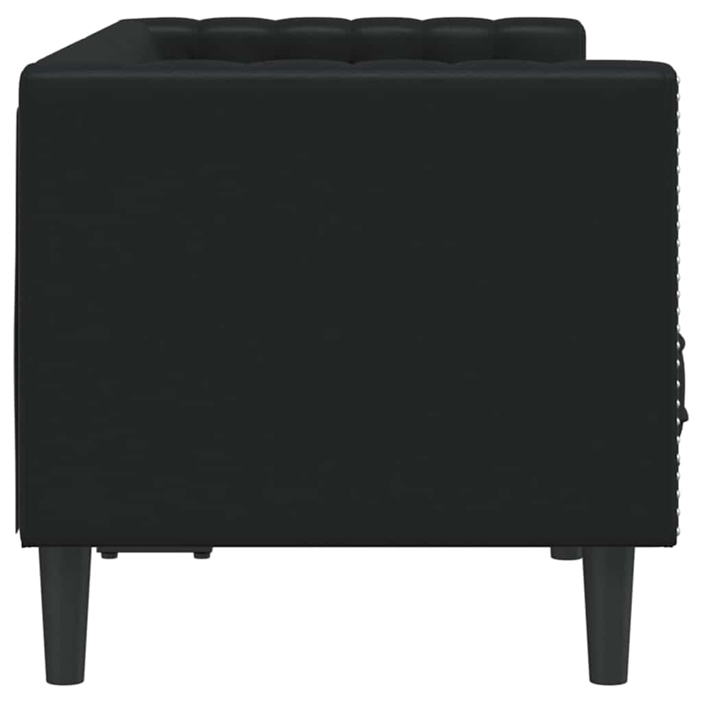 Sofa Schwarz 174 x 74,5 x 70,5 cm PVC