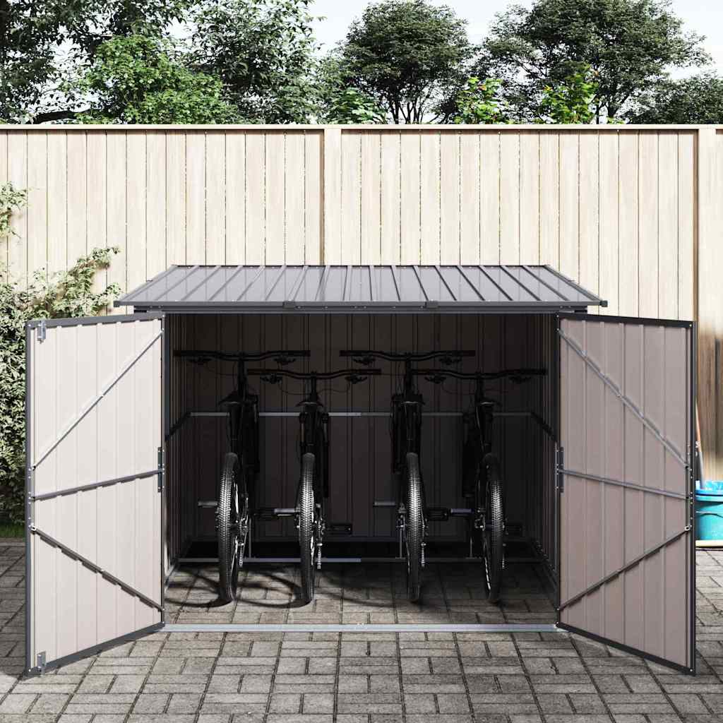 Fahrradspeicher 3 stk. Anthrazit 216 x 207 x 158 cm Metall