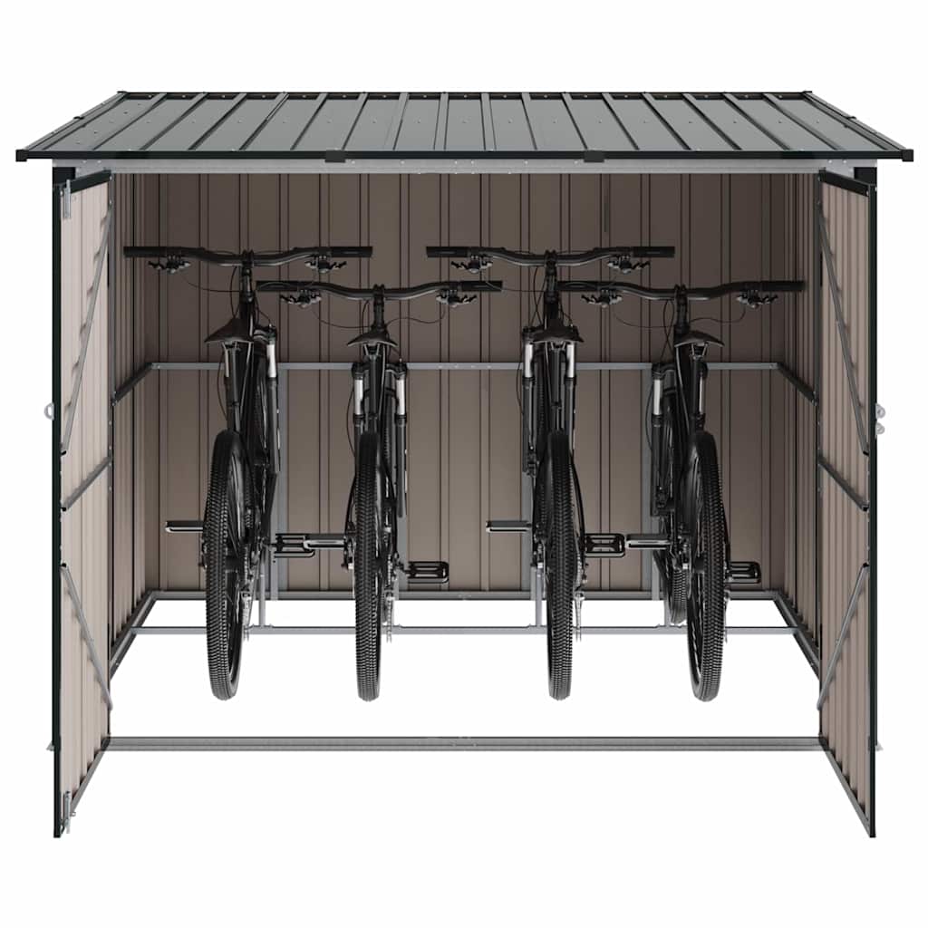 Fahrradspeicher 3 stk. Anthrazit 216 x 207 x 158 cm Metall