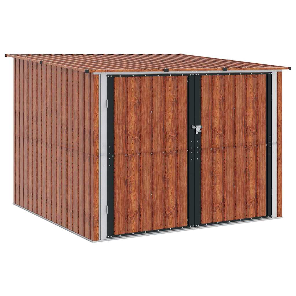 Fahrradspeicher 3 stk. Braun 216 x 207 x 158 cm Metall