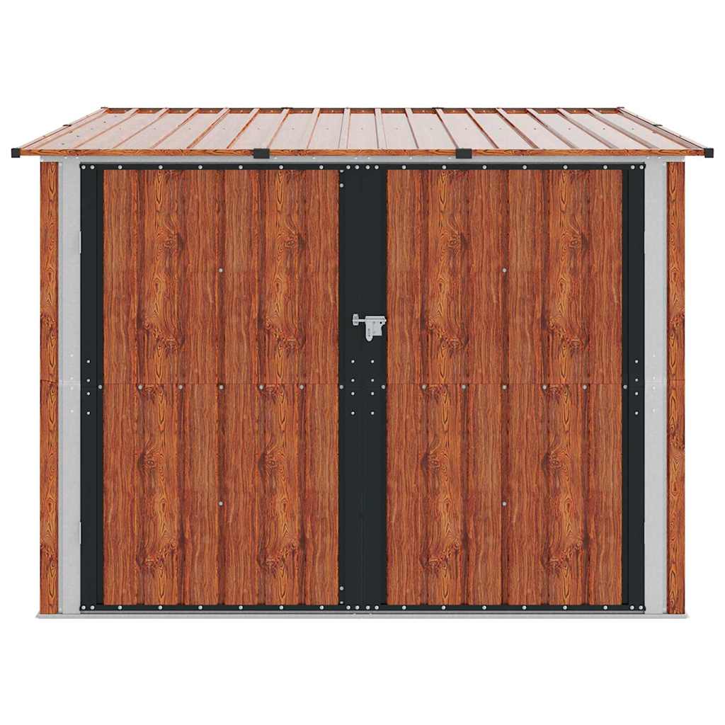 Fahrradspeicher 3 stk. Braun 216 x 207 x 158 cm Metall