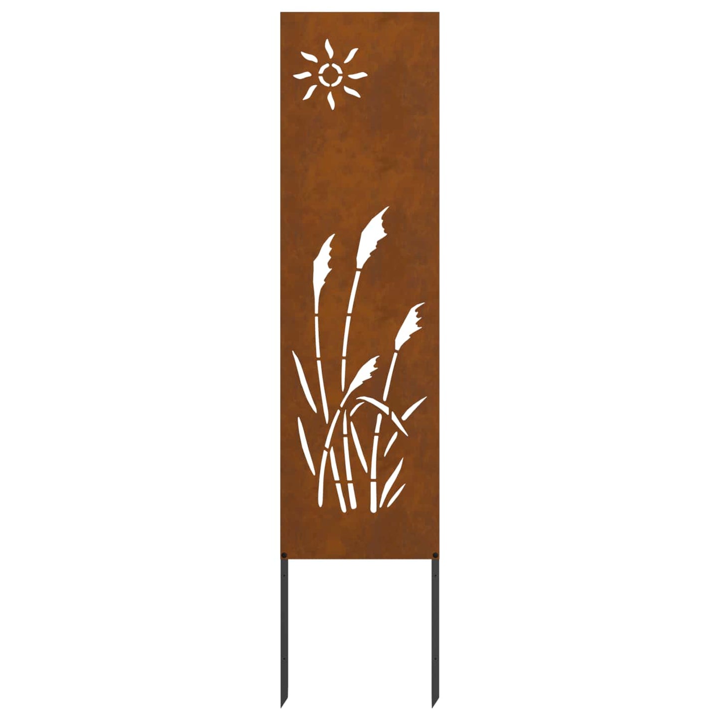 Garten Sichtschutz-Leinwand Rostoptik 32 x 140 cm