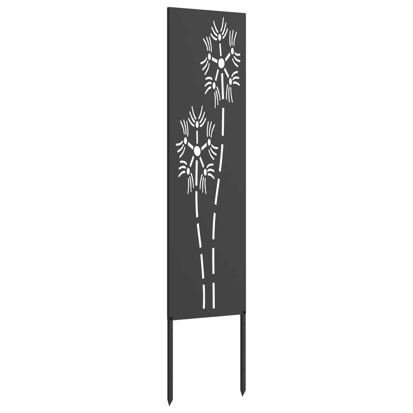 Garten Sichtschutz-Leinwand Schwarz 32 x 140 cm