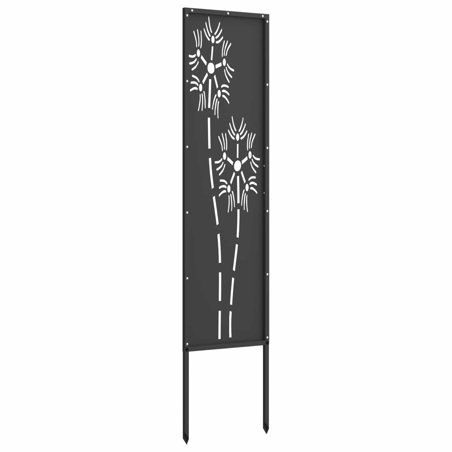 Garten Sichtschutz-Leinwand Schwarz 32 x 140 cm