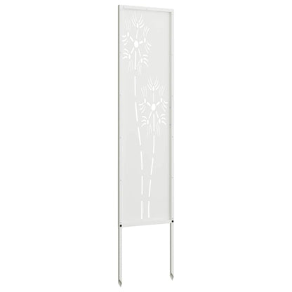 Garten Sichtschutz-Leinwand Weiß 32 x 140 cm