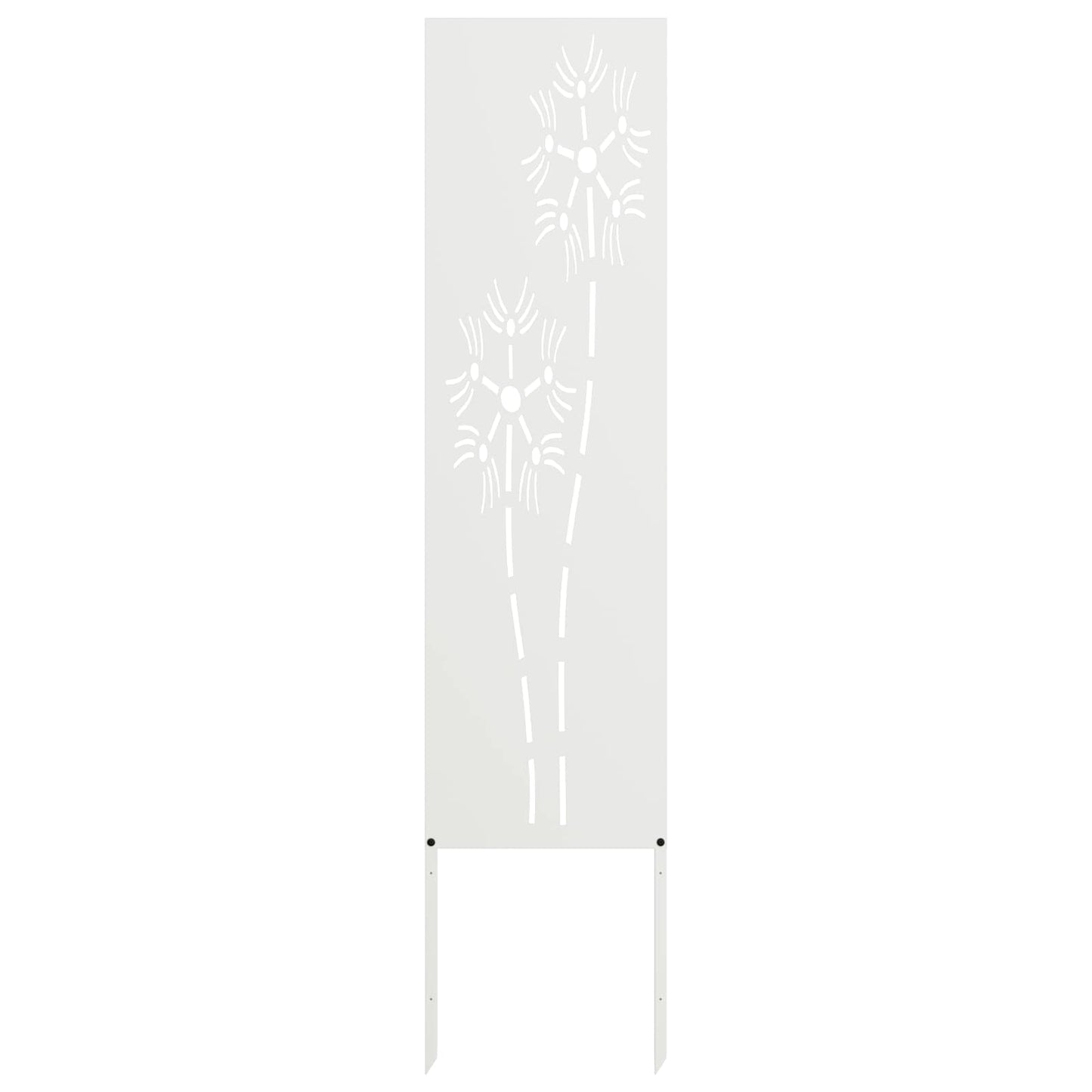 Garten Sichtschutz-Leinwand Weiß 32 x 140 cm