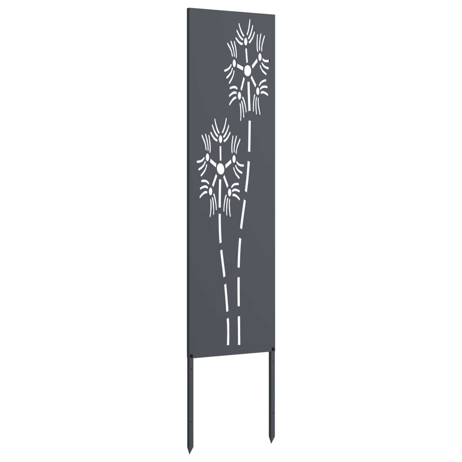 Garten Sichtschutz-Leinwand Anthrazit 32 x 140 cm