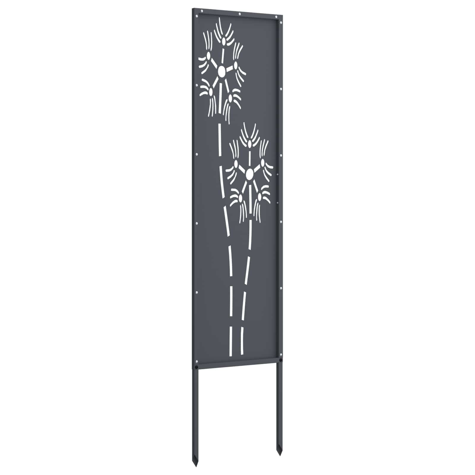 Garten Sichtschutz-Leinwand Anthrazit 32 x 140 cm