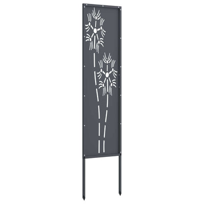 Garten Sichtschutz-Leinwand Anthrazit 32 x 140 cm