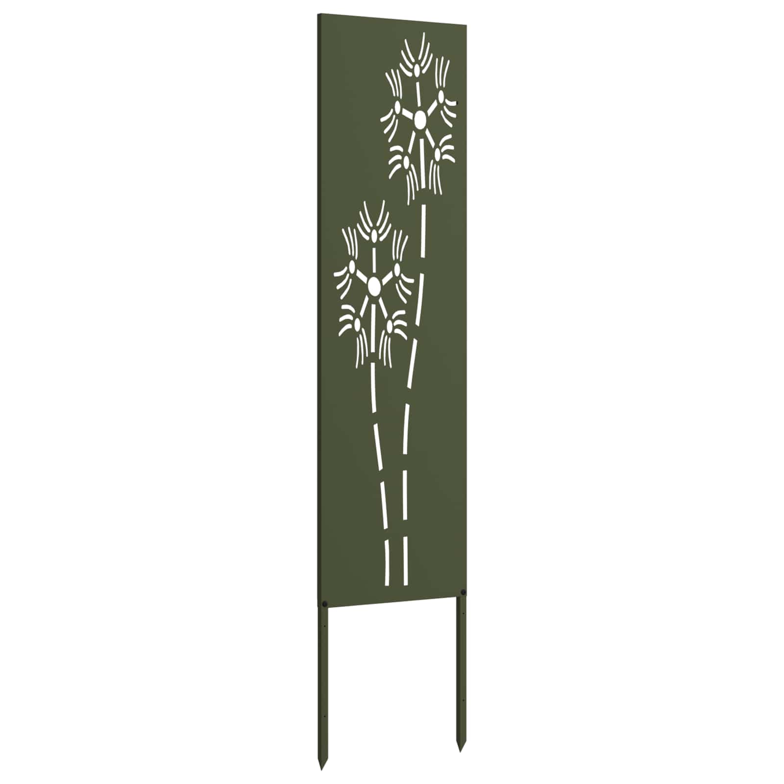 Garten Sichtschutz-Leinwand Olivgrün 32 x 140 cm