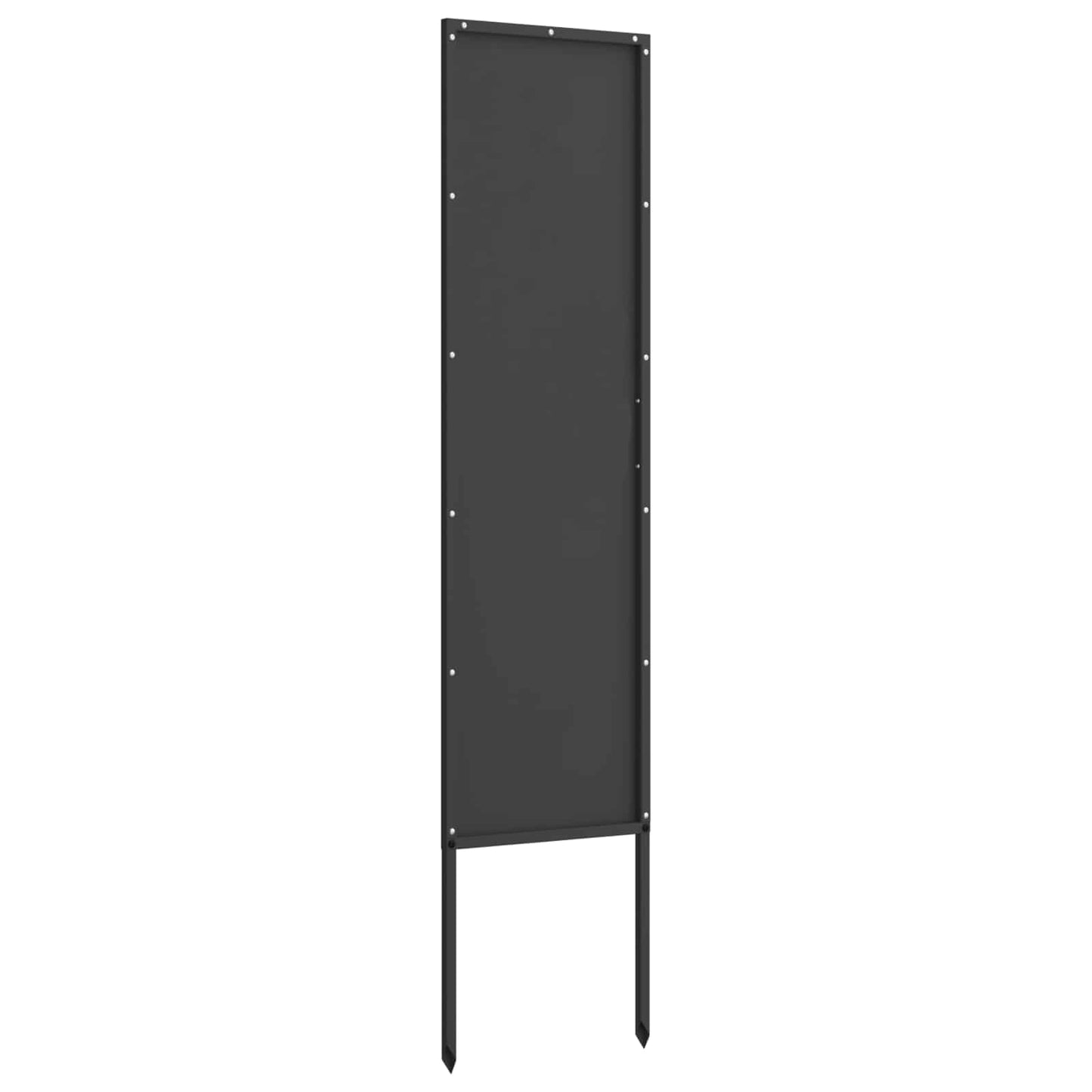 Garten Sichtschutz-Leinwand Schwarz 32 x 140 cm