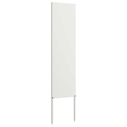 Garten Sichtschutz-Leinwand Weiß 32 x 140 cm