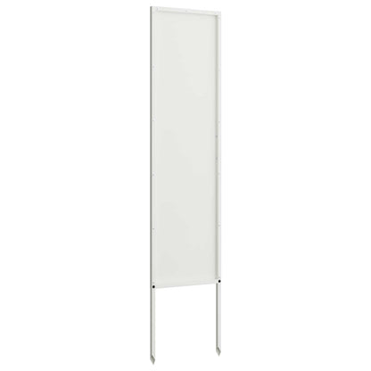 Garten Sichtschutz-Leinwand Weiß 32 x 140 cm