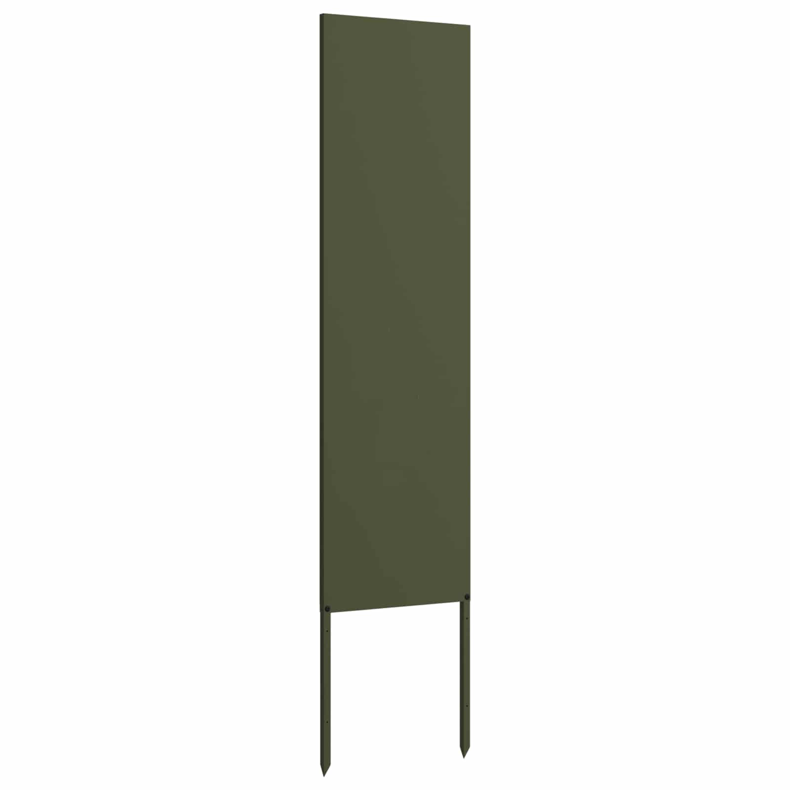 Garten Sichtschutz-Leinwand Olivgrün 32 x 140 cm