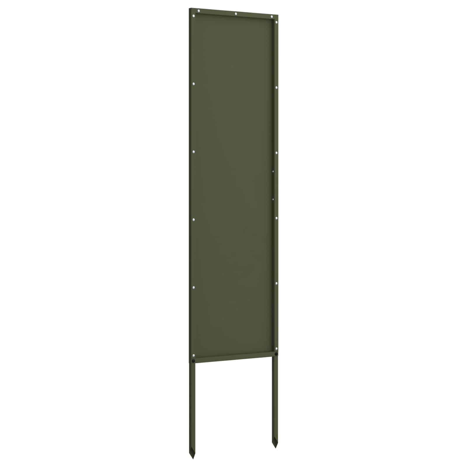 Garten Sichtschutz-Leinwand Olivgrün 32 x 140 cm
