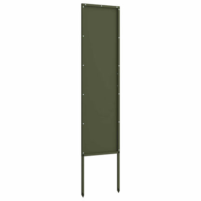 Garten Sichtschutz-Leinwand Olivgrün 32 x 140 cm