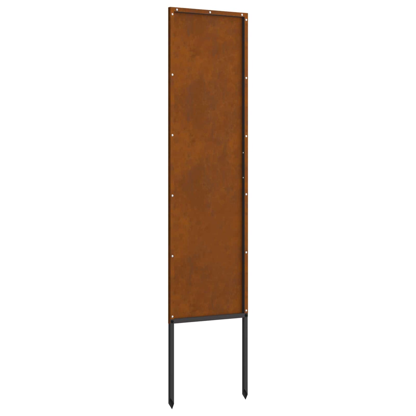 Garten Sichtschutz-Leinwand Rostoptik 32 x 140 cm